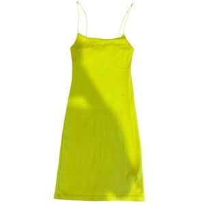 Vibrant Yellow Slip Dress
